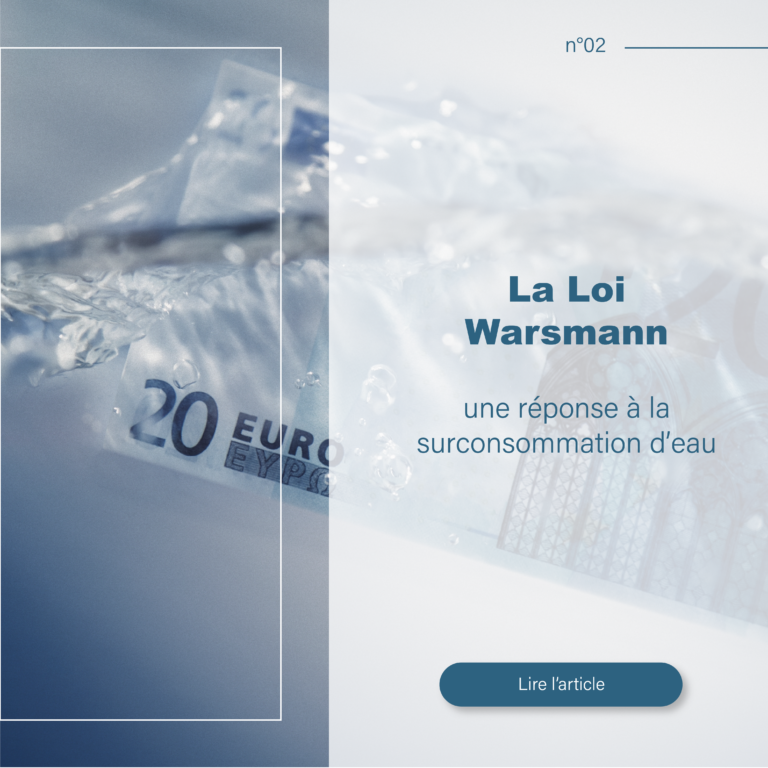 Lire la suite à propos de l’article La Loi Warsmann : Une réponse cruciale à la surconsommation d’eau  et aux fuites d’eau