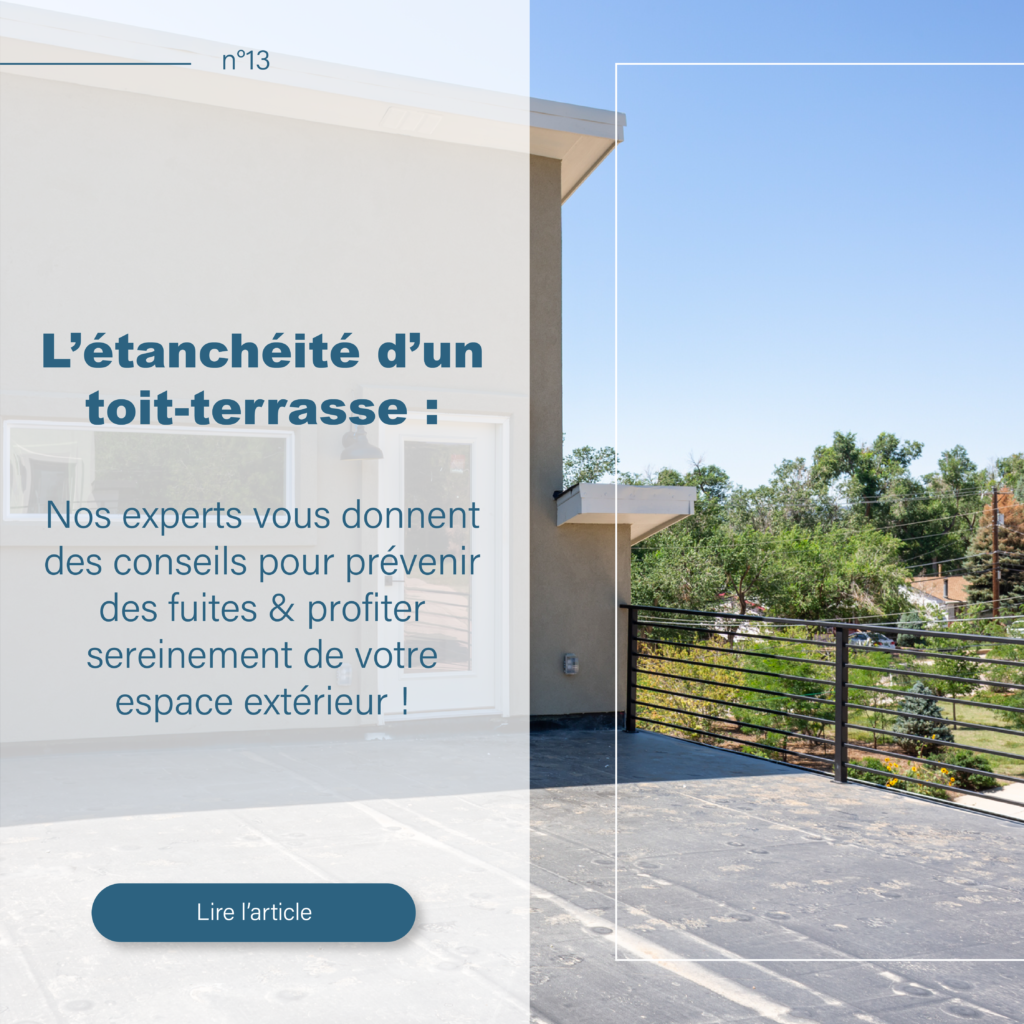 étanchéité toit terrasse - detect fuites - recherche fuite eau