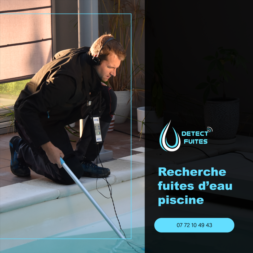 Recherche fuites eau piscine - detect fuites