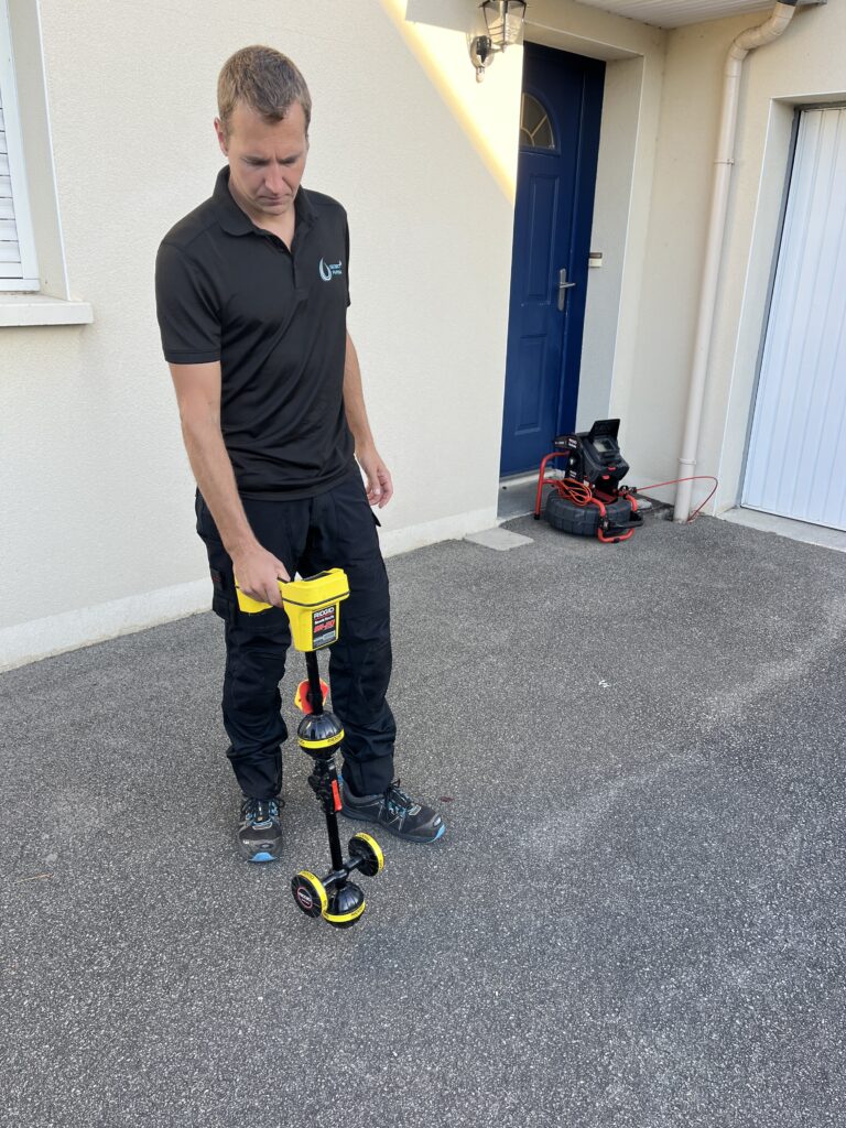 Localiser les réseaux enterrés avant des travaux - detect fuites - reperage reseaux et recherche fuites eau loire atlantique