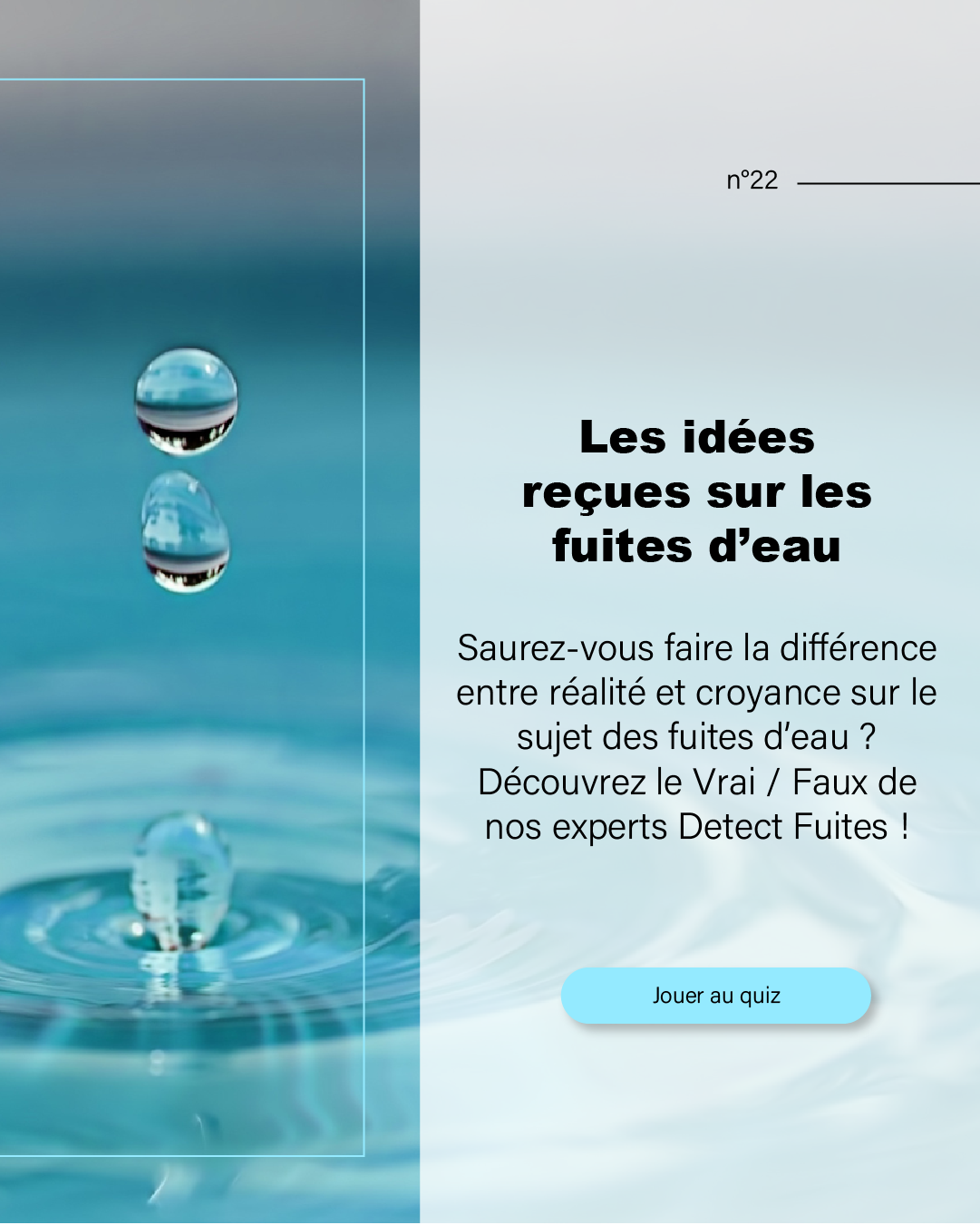 Lire la suite à propos de l’article Idées reçues sur les fuites d’eau : vrai ou faux