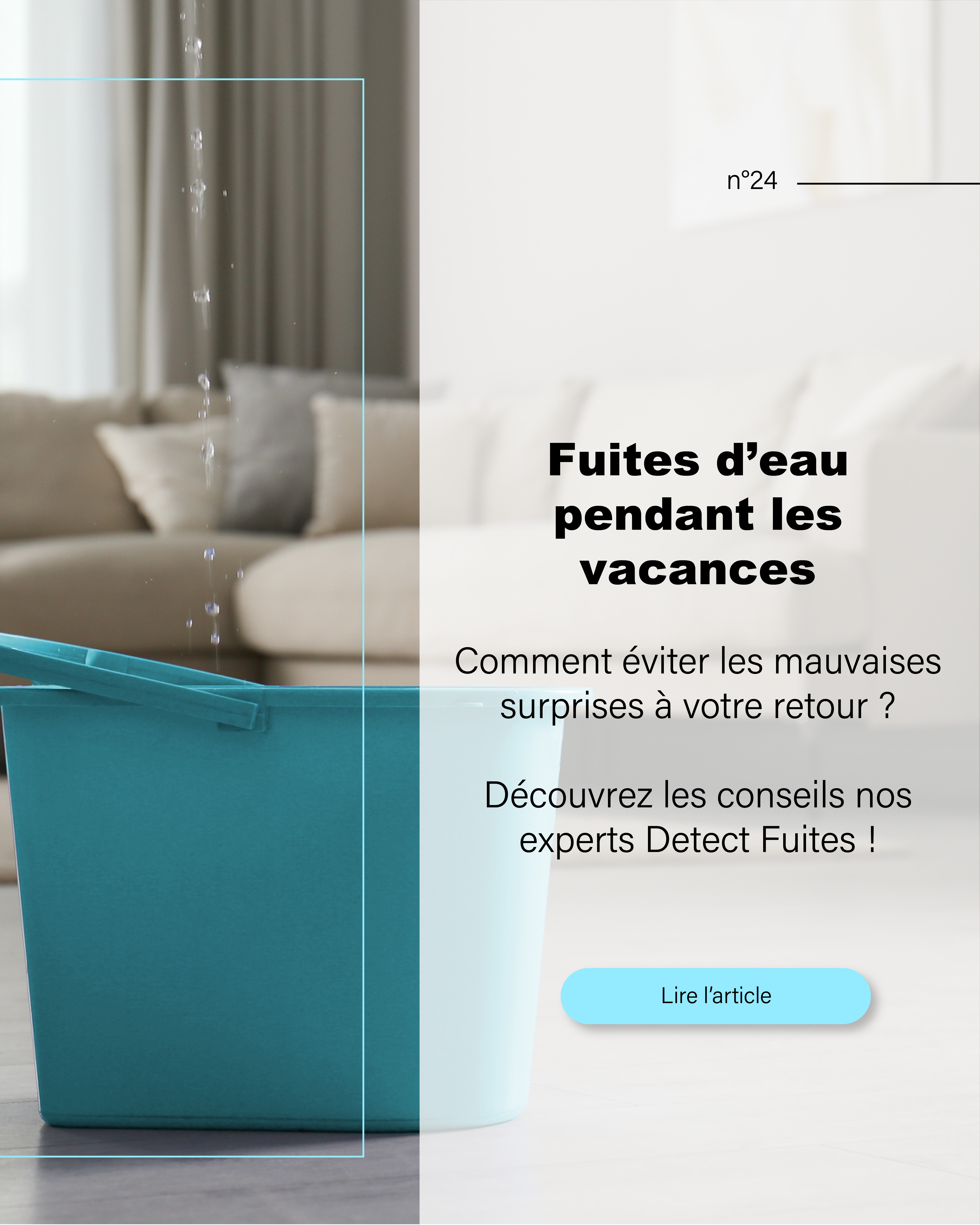 detect fuites - fuites eau pendant les vacances comment éviter les mauvaises surprises