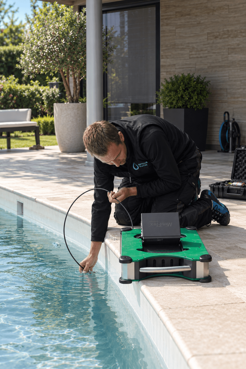 Détection de fuite piscine par caméra
