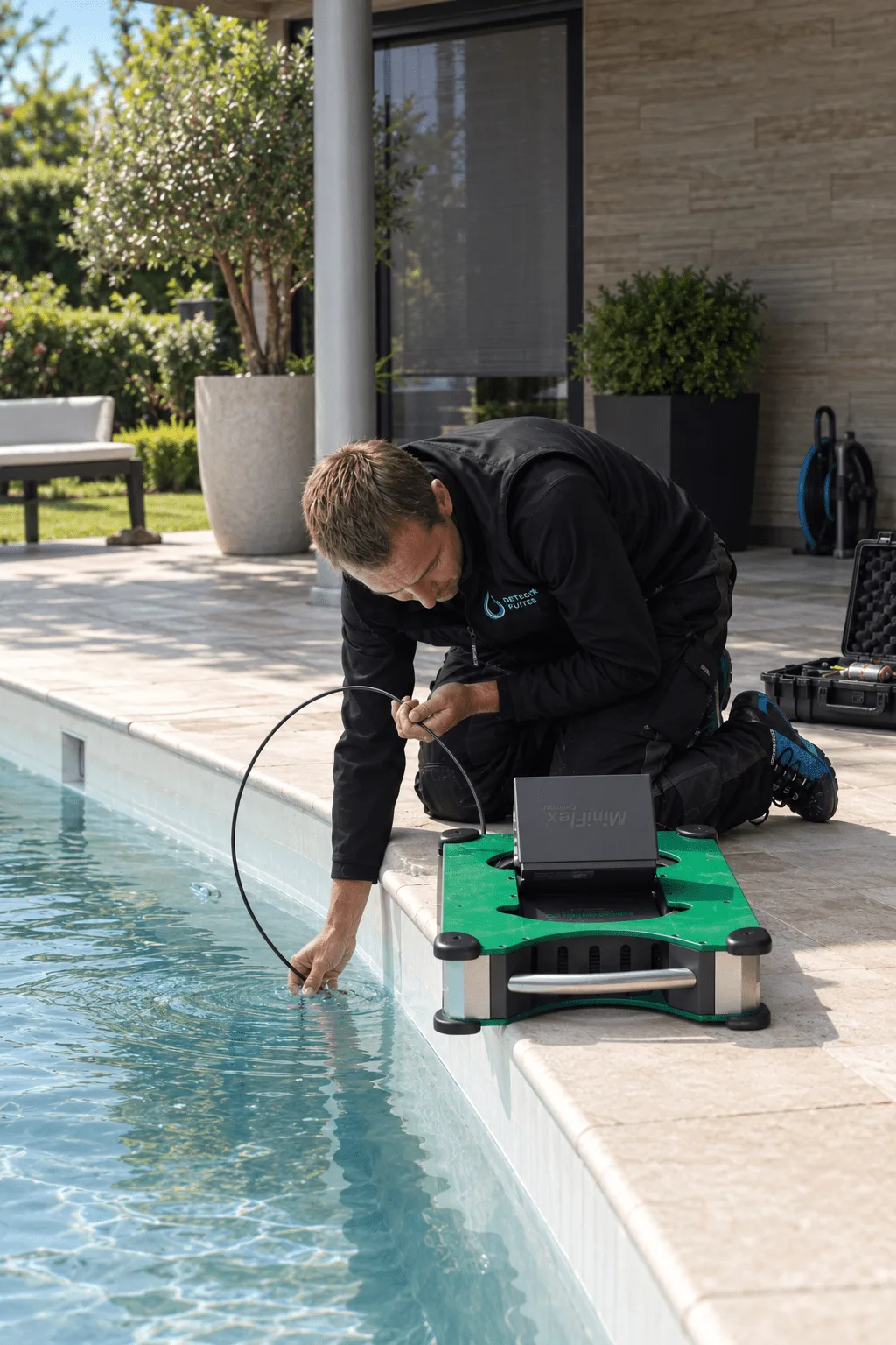 Détection de fuite piscine par caméra