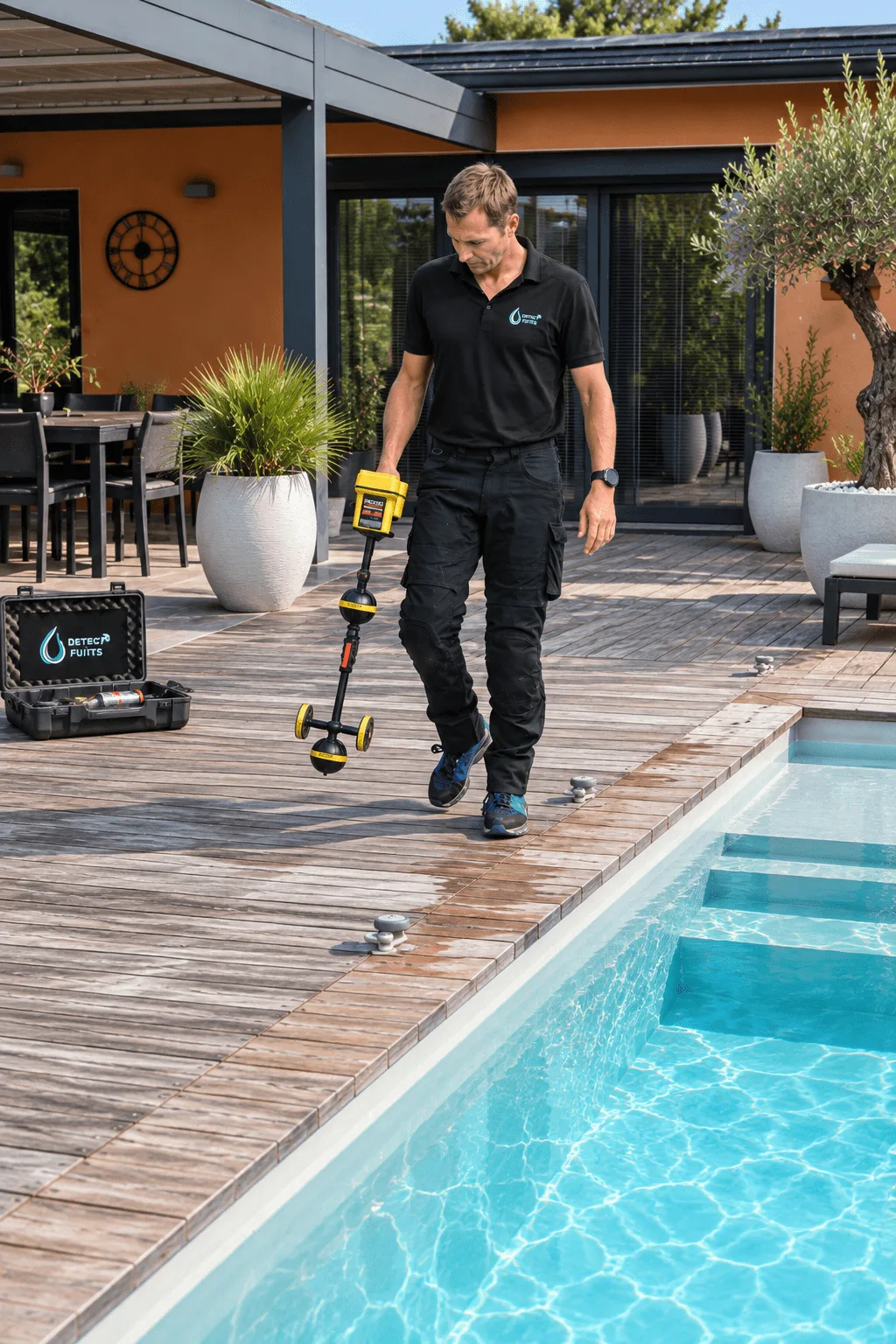 Recherche et détection de fuite sur piscine - Nicolas Panizza, Detect Fuites