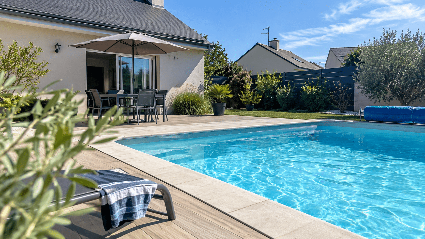 Recherche de fuite piscine enterrée Saint-Nazaire